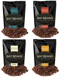 Bay Beans Variety pack 4x 250g coffee beans (Free Delivery) $59.70